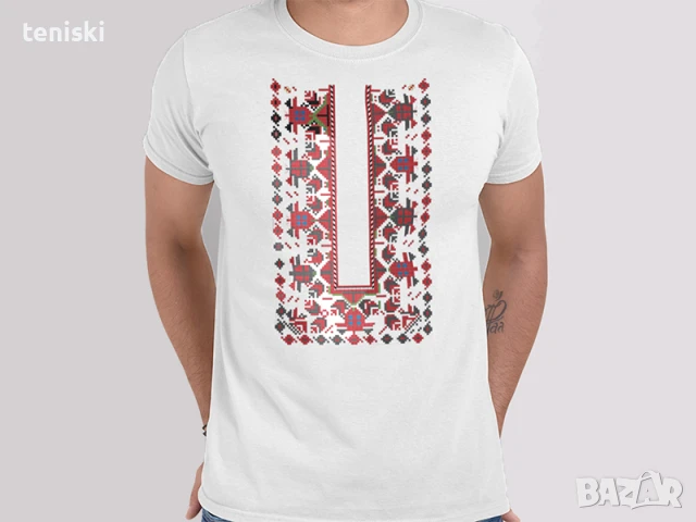 Тениски с шевици принт. Модели и размери, снимка 10 - Тениски - 30560298