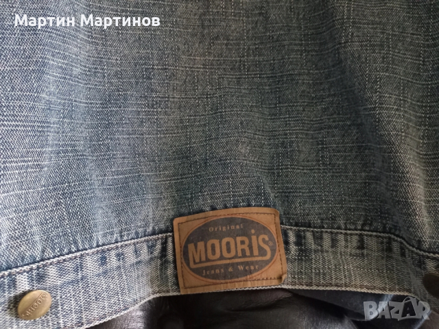 Ново Мъжко Дънково Яке MOORIS, снимка 9 - Якета - 53811119