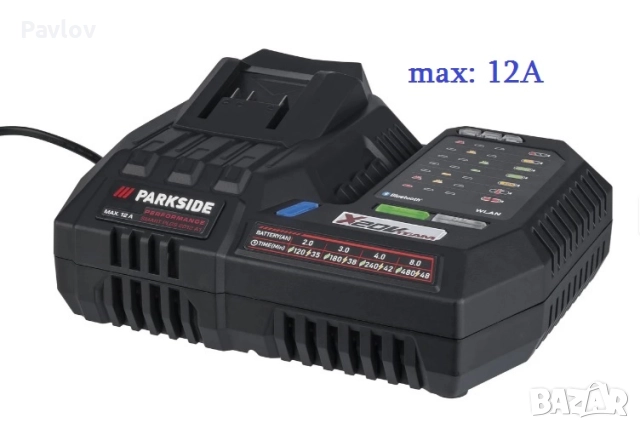 Parkside Performance aкумулаторен перфоратор 3J ; 8Ач, зарядно, снимка 2 - Перфоратори - 52188186