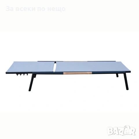 Градински шезлонг с 5 позиции – Бял или Черен, 200 см Код P2203, снимка 4 - Градински мебели, декорация  - 54198478