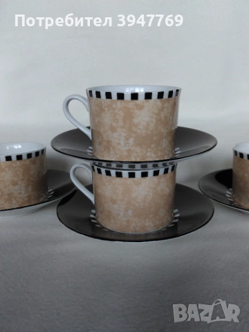 4 чаши за кафе, снимка 4 - Чаши - 47021843
