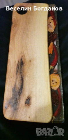 Дъски изработени от орех и кристална епоксидна , снимка 9 - Аксесоари за кухня - 52745230