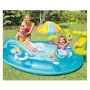 Подарете на вашите деца безкрайно удоволствие с надуваемия басейн за игра и пързалка от INTEX, снимка 3
