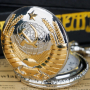 Кварцов джобен часовник с герб на СССР , снимка 1 - Джобни - 45019388