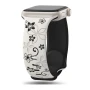 FLORAL Силиконова каишка за Apple Watch Series 11/10/9/8/7/6/5/4/3/2/1/SE/SE2/SE3, снимка 5
