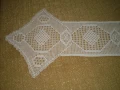 Винтидж плетена на една кука дантела от 30-те години на миналия век, продълговата покривка за маса, , снимка 6