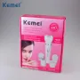 Епилатор Kemei 5 в 1, Бръснене, Масаж, Почистване и Ексфолиране, снимка 3