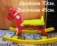 Дървено конче-люлка, камиончета на Coca-Cola (нови) , снимка 1
