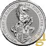 2 oz Сребърна монета, White Horse of Hanover, Queen's Beast 2020, снимка 1