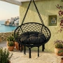 Висяща градинска люлка, с възглавница или без, снимка 2