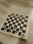 Дървен шах и дама, снимка 1