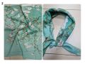 Красив дамски шал в различни принтове 70/70см, 100 процент памук, снимка 4