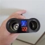 Разклонител за автомобилен контакт + двойно USB QC3.0 бързо зарядно, снимка 15