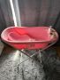 Комплект вана+стойка за къпане,РОЗОВ, снимка 1 - За банята - 45658821