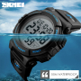 водоустойчив мъжки спортен часовник SKMEI кварц LED 1025 1258, снимка 6