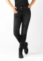 Дамски мото дънки John Doe Betty Biker Jeans Black Used 30/34, снимка 2