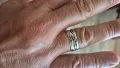 Сребро 925 мъжка сребърна халка/пръстен, снимка 6