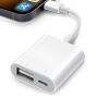 Адаптер за iPhone към USB, USB C, Адаптер за камера, снимка 1 - Друга електроника - 45804707