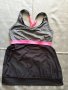 Спортен топ h&m active Black Tank Grey Pink Strap L , снимка 1