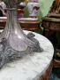Антикварна колекционерска кристална  висока чаша бокал ваза ART Nouveau , снимка 7