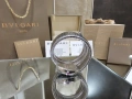 BVLGARI Serpenti Tubogas Snake Silver Black Diamonds Дамски Часовник, снимка 11