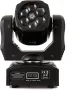 Преносими LED сценични светлини с движеща се глава и управление (6x12W + лазер), снимка 4