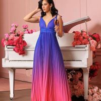 Елегантна рокля солей, снимка 1 - Рокли - 45389428