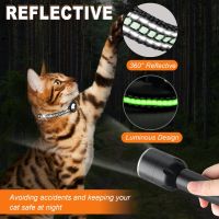 AirTag котешки нашийник, светлоотразителен и водоустойчив държач за етикети, черен, размер, XS, S, снимка 5 - За котки - 45625037