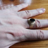 Дамски златен пръстен с камък 14к - 4,52 гр., снимка 4 - Пръстени - 45369510