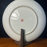 Японска порцеланова чиния, снимка 3 - Декорация за дома - 44986229