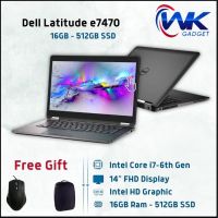 Dell Latitude E7470 14" Core i7-3.40Ghz 16GB DDR4 NvMe SSD 2г.Гаранция, снимка 5 - Лаптопи за работа - 45430095