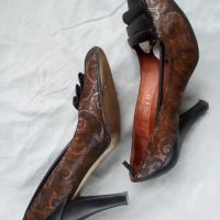 Обувки, Дамски, Вечерни, Елегантни, снимка 6 - Дамски обувки на ток - 45385715