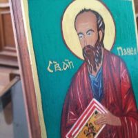 Икона на св. апостол Павел, снимка 2 - Икони - 41187496