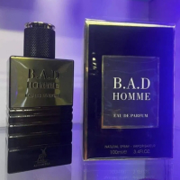 BAD HOMME 100ml. (EDP) / MAISON ALHAMBRA арабски мъжки парфюм двойник на Bad Boy Carolina Herrera, снимка 2 - Мъжки парфюми - 44987946
