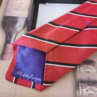 Оригинална Класическа Копринена вратовръзка,, Ralph Lauren "Italy Ръчно правена , снимка 2 - Други - 45368403