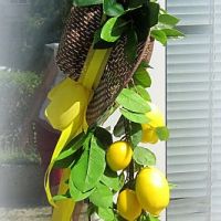  Висяща украса с лимони, снимка 2 - Декорация за дома - 46156573