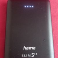 Външна батерия Hama 5 slim 5000mah, снимка 1 - Оригинални батерии - 45687513