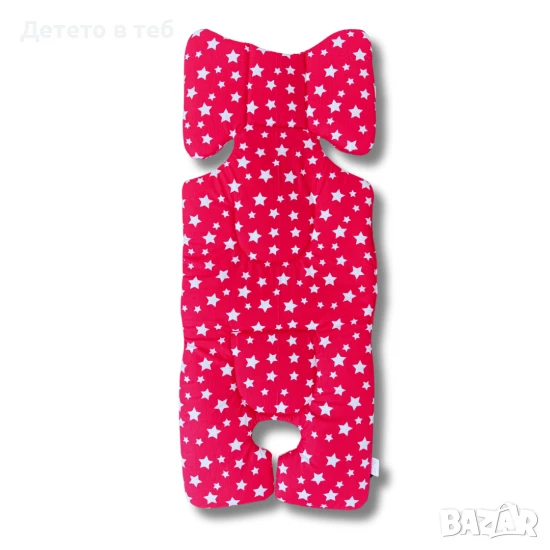Постелка за количка супер червени звезди, снимка 1