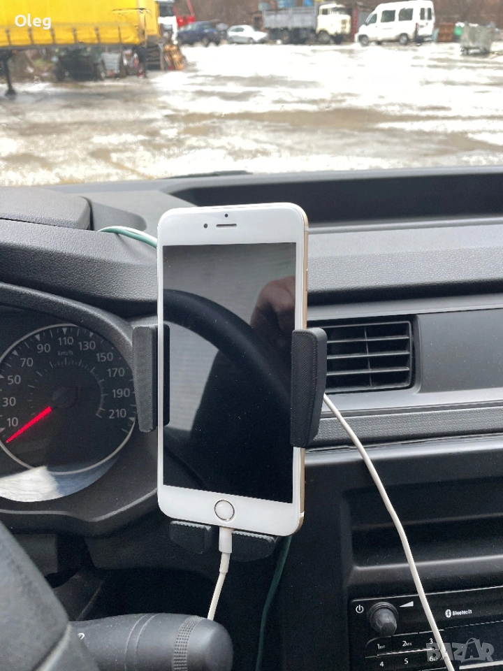 Стойка за телефон за въздуховод, снимка 1