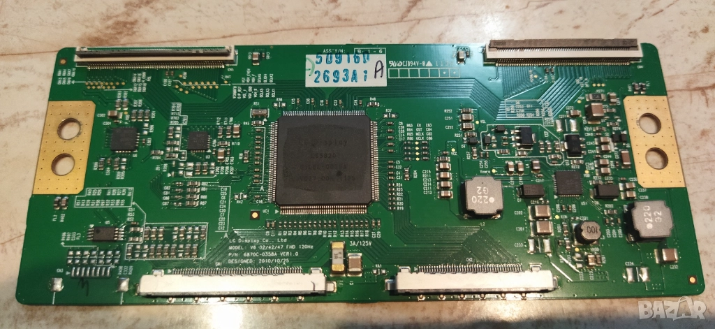 T-CON платка за V6 32/42/47 FHD 120HZ 6870C-0358A VER1.0, снимка 1