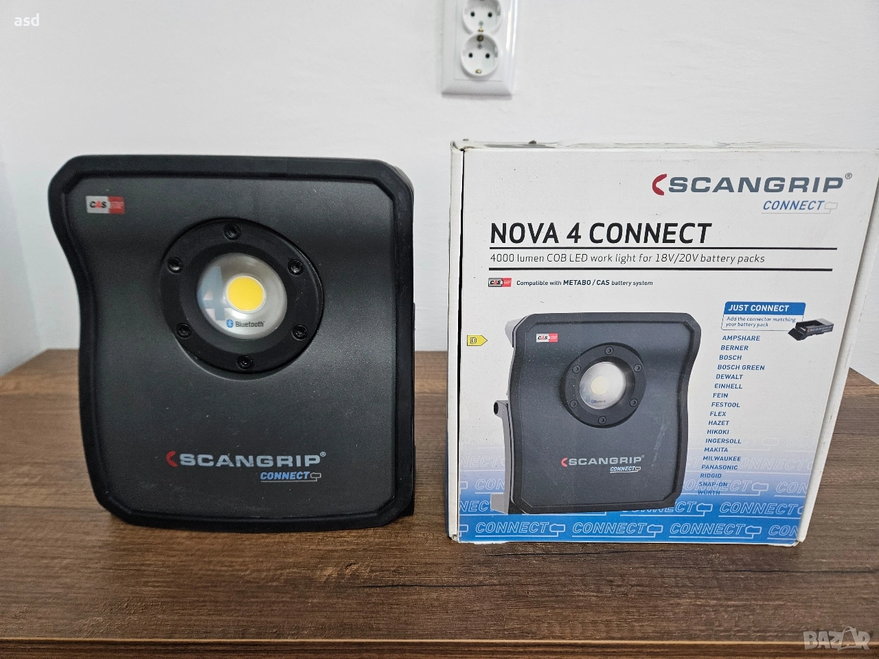 Scangrip nova 4 connect Прожектор/Лампа, снимка 1