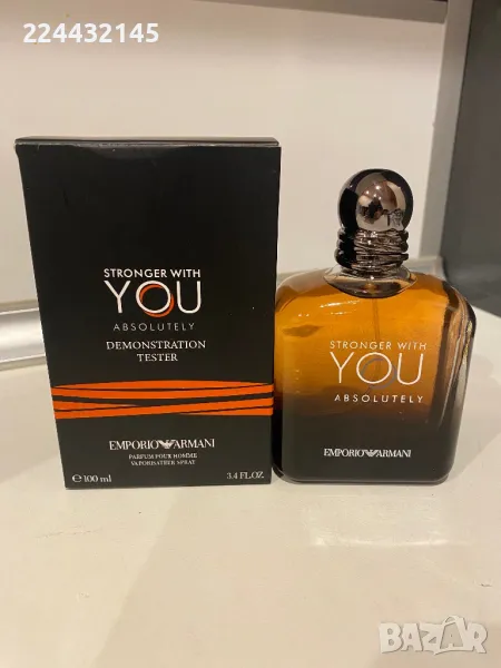 Armani Stronger with you absolutely 100 ml EDP Tester , снимка 1