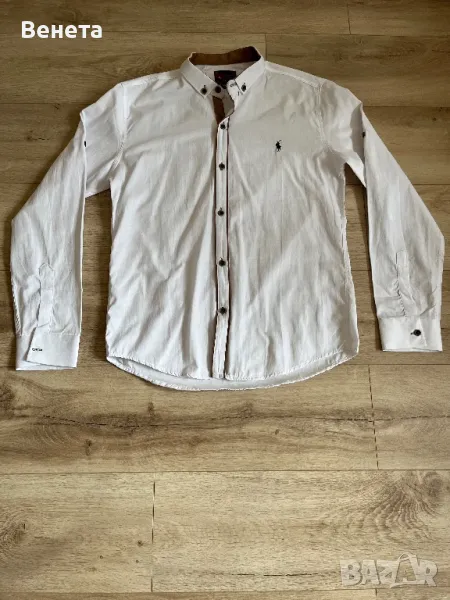 Мъжка риза с дълъг ръкав Polo Ralph Lauren. Размер XL, снимка 1