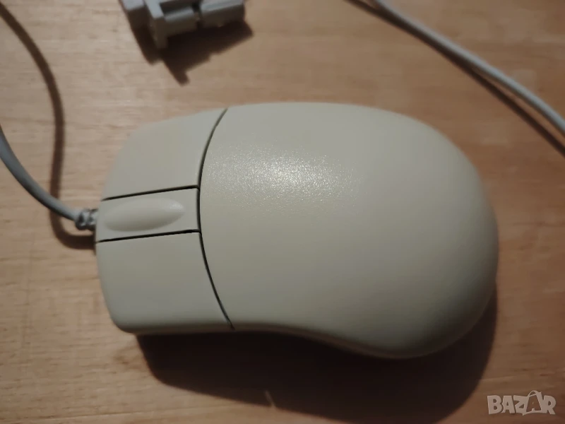 Ретро стара мишка с топче и сериен порт , снимка 1