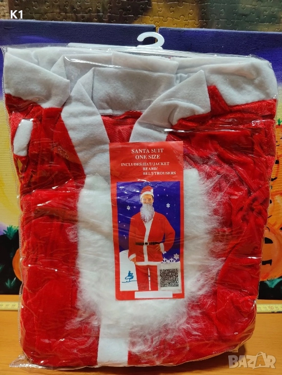Костюм на Дядо Коледа Santa Claus costume, снимка 1