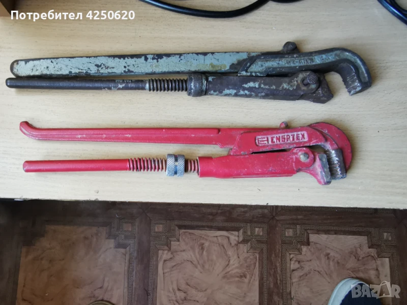 Стар ретро тръбен ключ , снимка 1