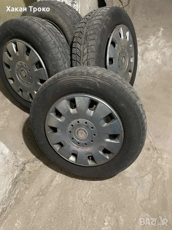 Джанти с гуми 14 ки от Skoda Roomster, снимка 1