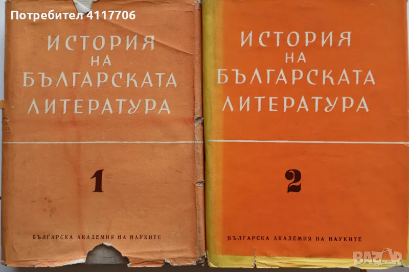 История на Българската Литература - БАН, снимка 1