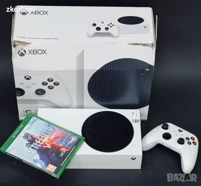 Конзола XBOX - Series S с 1бр. джойстик и 1бр. игра, снимка 1