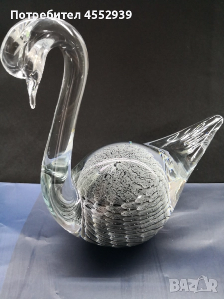 Кристален лебед колекционерска находка , снимка 1